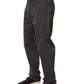 Dark Gray Cotton Straight Chino Trouser Pants
