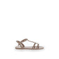 Pink Rubber Flat Sandals