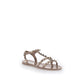Pink Rubber Flat Sandals