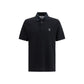 Black Cotton Polo Shirt