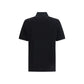 Black Cotton Polo Shirt