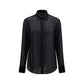 Black Silk Dress Shirt