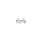 Silver Brass Earrings