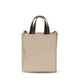 Beige Calf Leather Bos Taurus Handbag