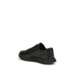 Black Polyester Athletic Sneakers
