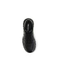 Black Polyester Athletic Sneakers