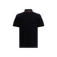 Black Cotton Polo Shirt