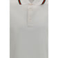 White Cotton Polo Shirt