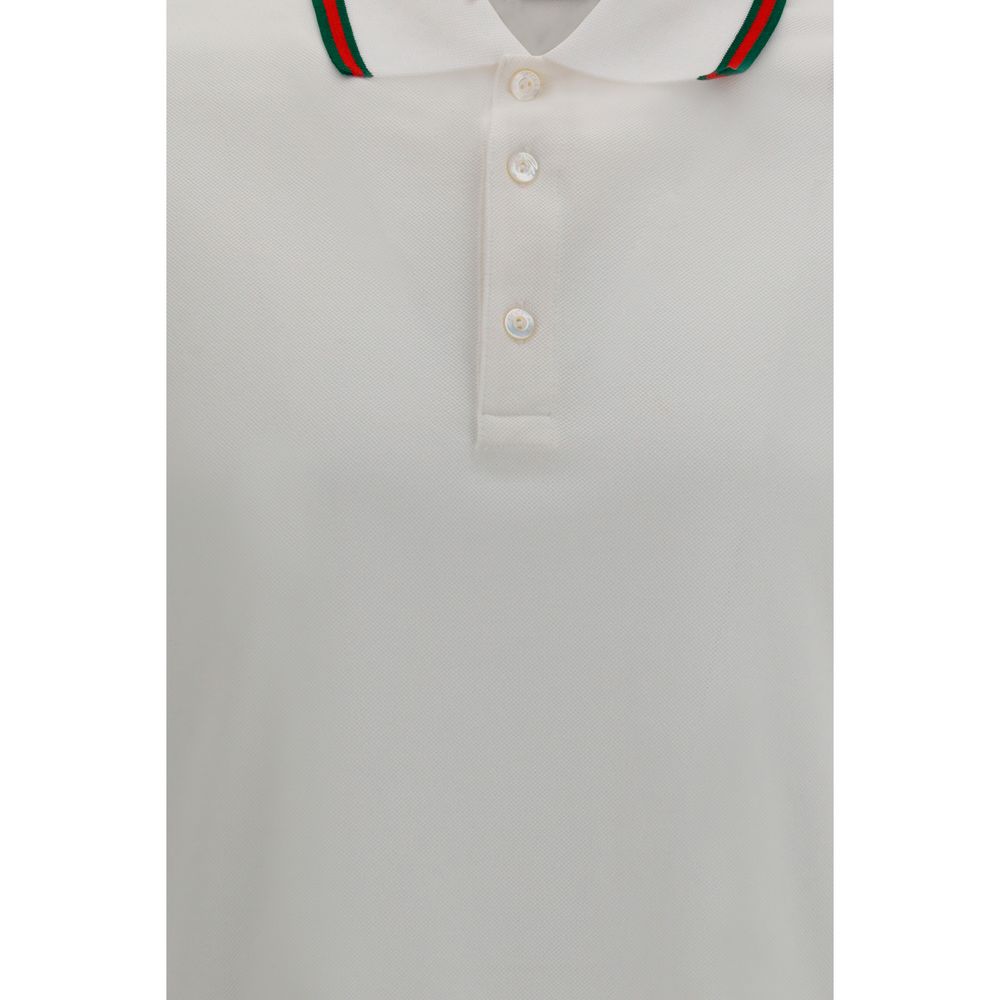 White Cotton Polo Shirt