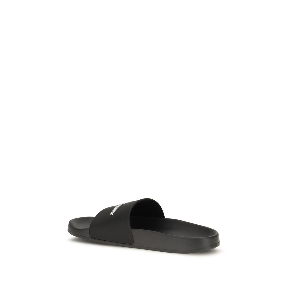 Black Rubber Sandals