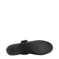 Black Leather Ballet Flats
