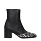 Black Leather Ankle Boots