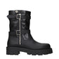 Black Leather Ankle Boots