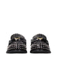Black Leather Slip-On Loafers