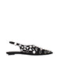 Black Leather Ballet Flats