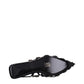 Black Leather Ballet Flats