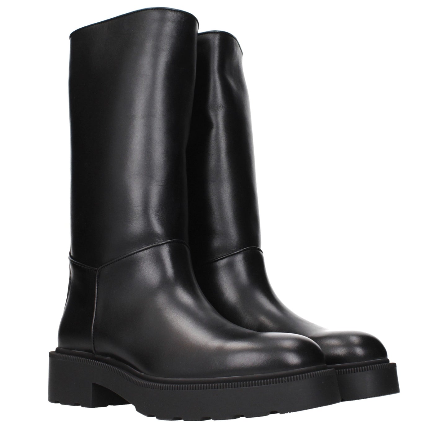 Black Leather Boots