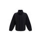 Black Cotton Full-Length Jacket