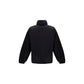 Black Cotton Full-Length Jacket