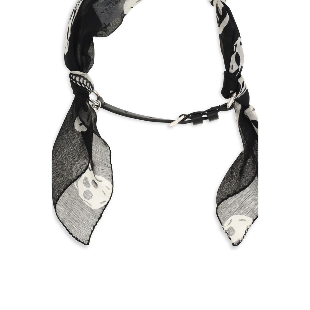 Black Silk Scarf