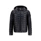 Black Polyamide Full-Length Jacket
