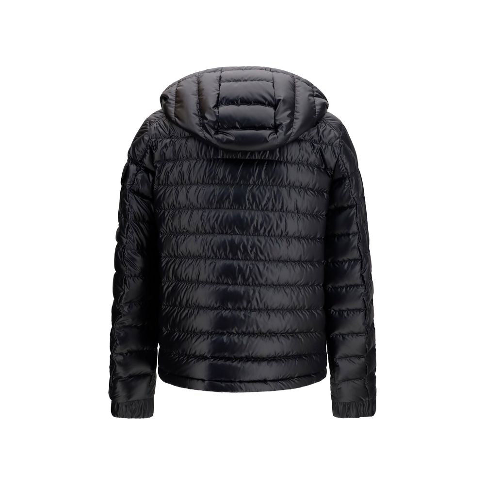 Black Polyamide Full-Length Jacket