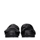 Black Leather Slippers