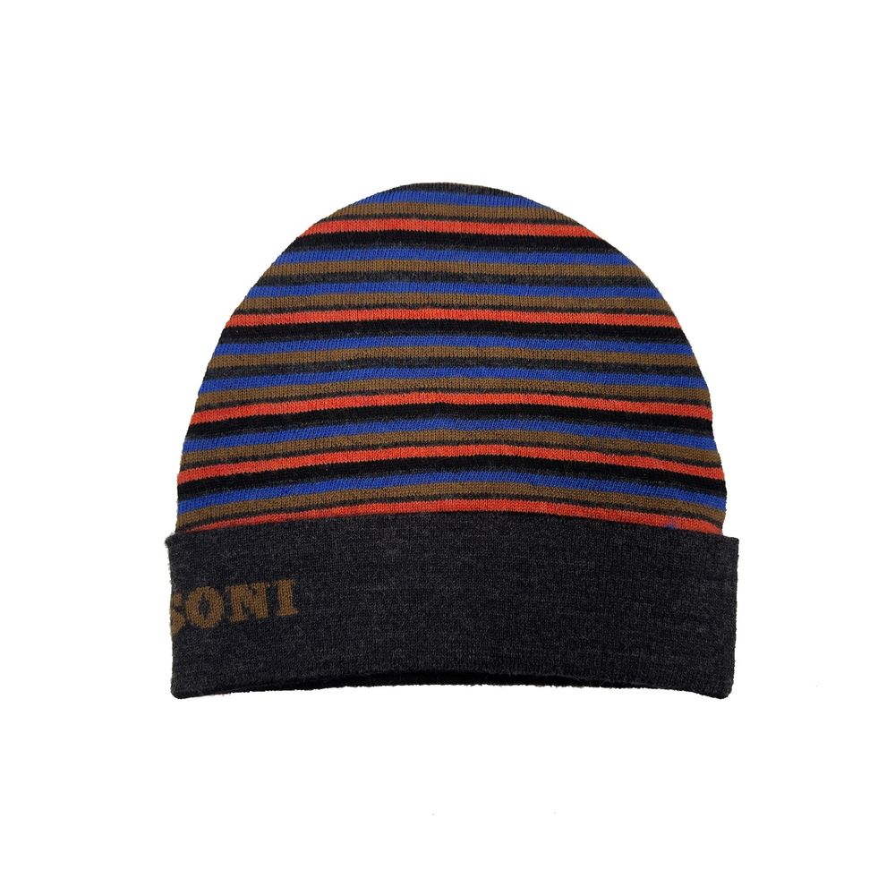 Gray Wool Beanie