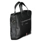 Black Polyurethane Men's Briefcase