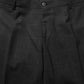 Black Wool Slim Fit Formal 2 Piece Men Suit