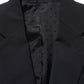 Black Wool Slim Fit Formal 3 Piece Men Suit
