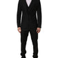 Black Stripes Slim Fit Formal 3 Piece Suit