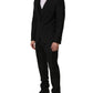 Black Stripes Slim Fit Formal 3 Piece Suit