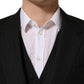 Black Stripes Slim Fit Formal 3 Piece Suit