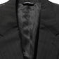 Black Stripes Slim Fit Formal 3 Piece Suit