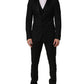 Black MARTINI Slim Fit Formal 3 Piece Suit