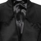 Black Wool Slim Fit Formal 3 Piece Men Suit