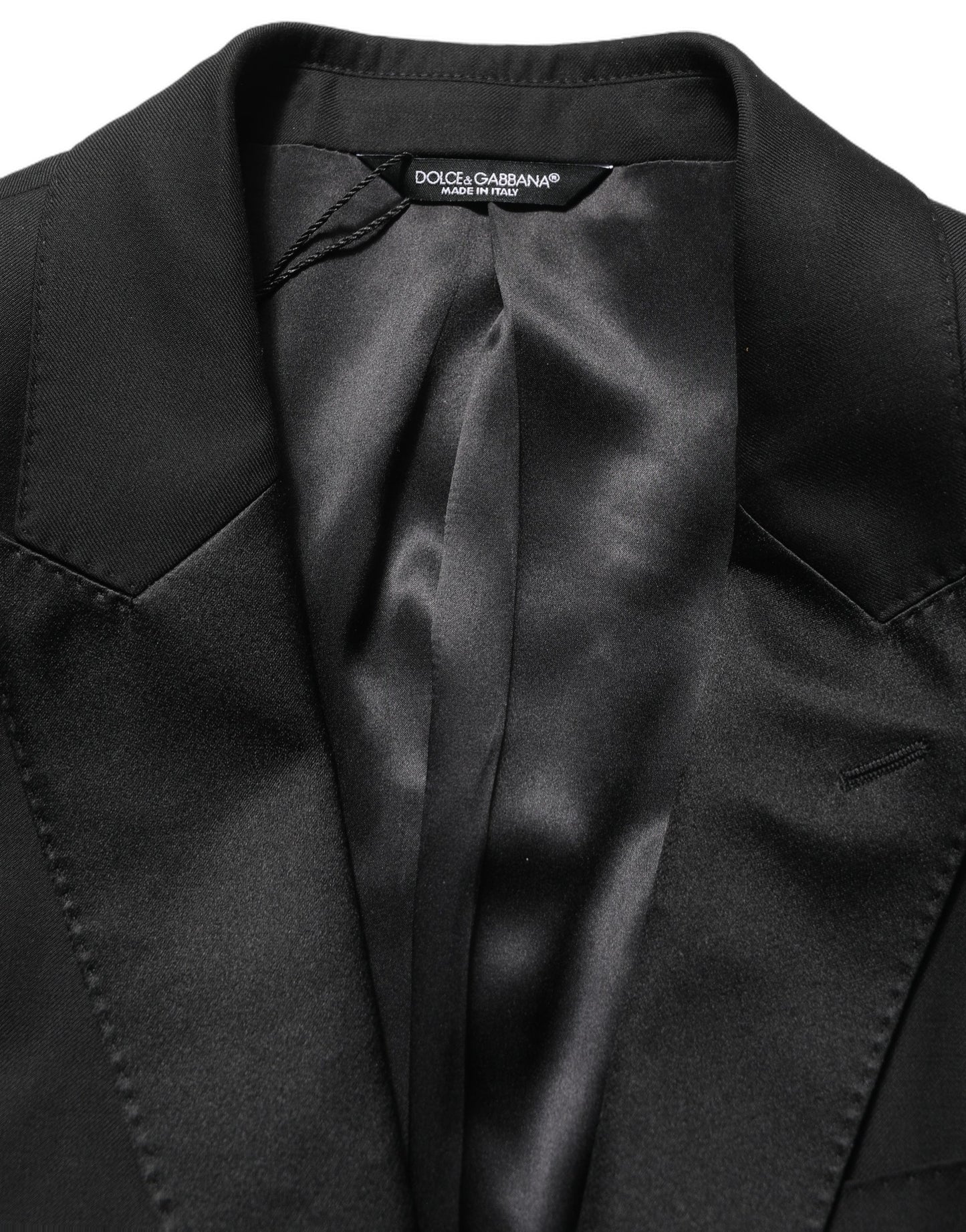 Black Wool Slim Fit Formal 2 Piece Men Suit