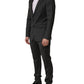 Gray Wool Slim Fit Formal 2 Piece Men Suit