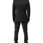 Gray Wool Slim Fit Formal 2 Piece Men Suit