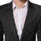 Gray Wool Slim Fit Formal 2 Piece Men Suit