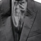 Gray Wool Slim Fit Formal 2 Piece Men Suit