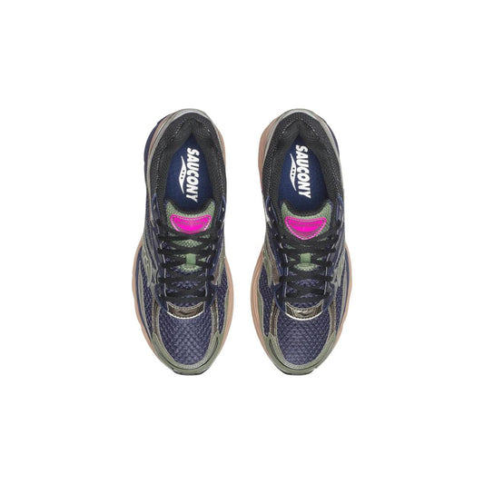 Blue Synthetic Athletic Sneakers