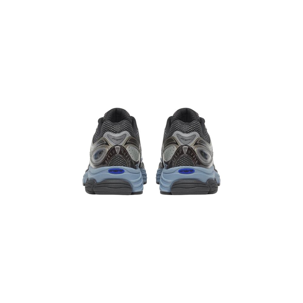 Black Synthetic Athletic Sneakers