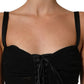 Black Bodycon Fitted Corset Style Mini Dress