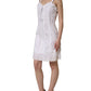 White Broderie Anglaise Cotton Mini Dress