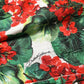 Multicolor Geranium Print A-line Mini Dress