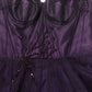 Purple Tiered Tulle Silk Long Gown Dress