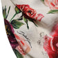 White Floral Sheath Sleeveless Mini Dress