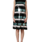 Multicolor Sequined Sleeveless Shift Dress